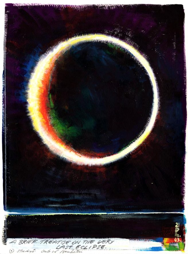 Jürgen Plechinger, A BRIEF TREATISE ON THE LAST ECLIPSE, Study I: Out of Isenheim